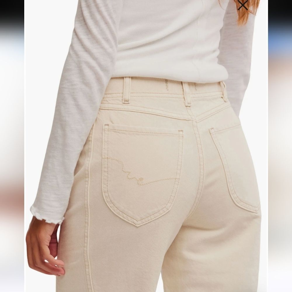 We The Free Aster Seamed Relaxed Straight Leg Jeans Size 29 - Picture 5 of 14